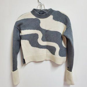 Jil Sander Navy Cropped Sweater
